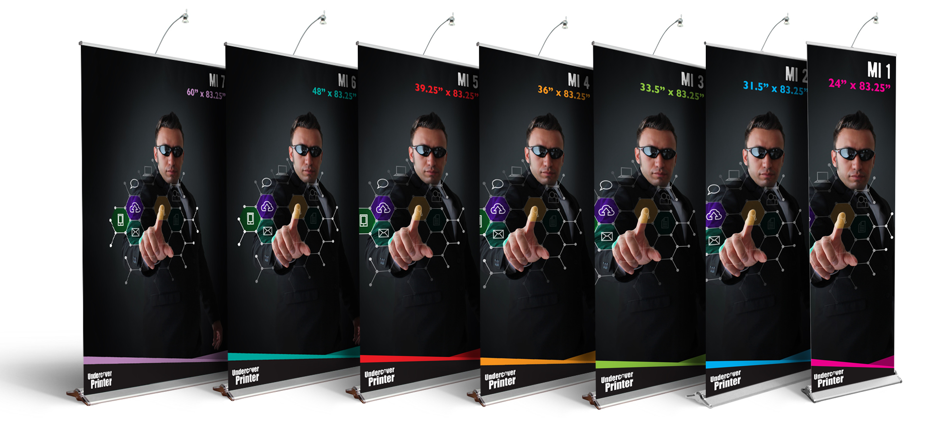 Pull up- banner stand- Pull up banner stands- MI- trade show- display- local- VA- Undercover Printer
