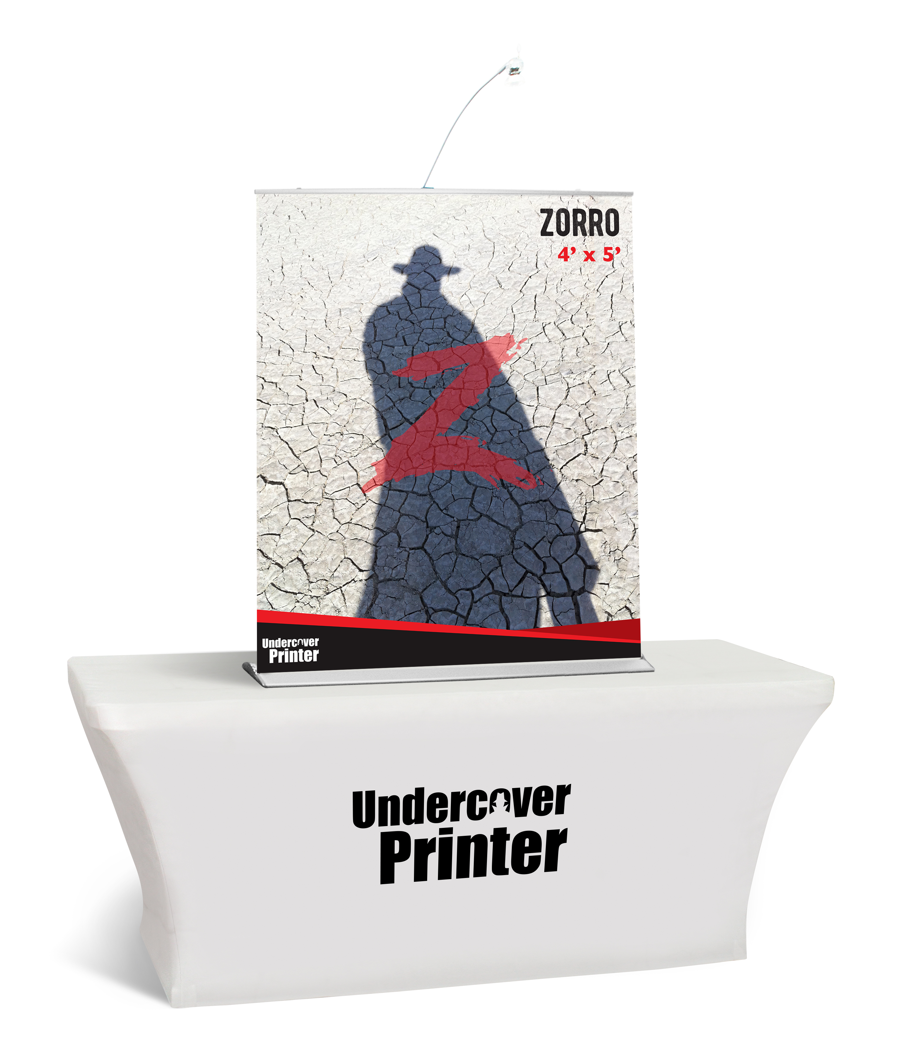 Pull up- banner stand- Pull up banner stands- table top- Zorro- trade show- display- local- VA- Undercover Printer