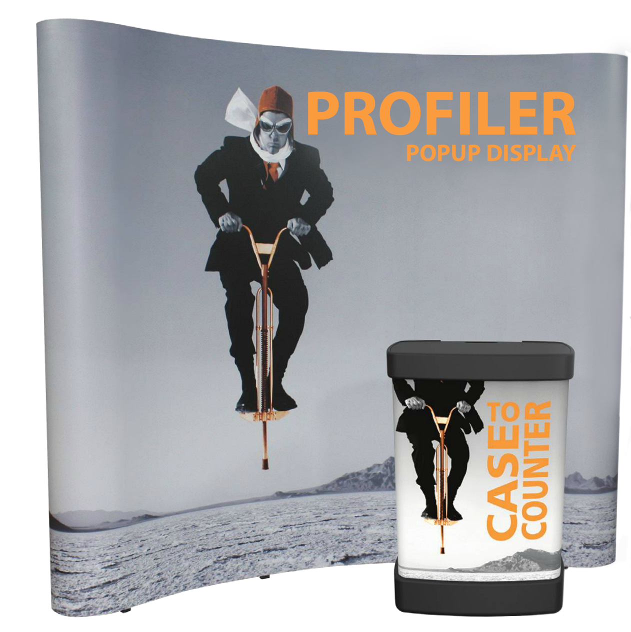 Pop Up- Profiler- Pop Up Profiler- back wall- display- local- VA- trade show- Undercover Printer